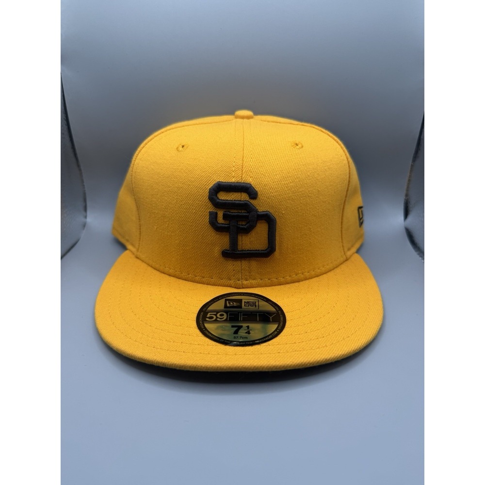 San Diego Padres New Era 59FIFTY Fitted Hat 7 1/4 Orange Black MLB Baseball